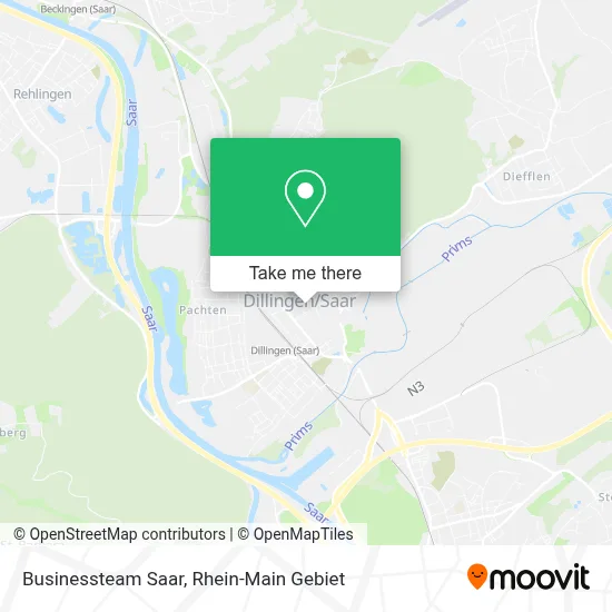 Businessteam Saar map