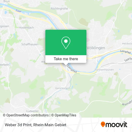 Weber 3d Print map