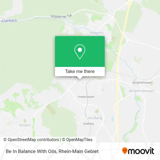 Be In Balance With Oils map