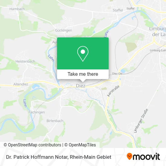Dr. Patrick Hoffmann Notar map