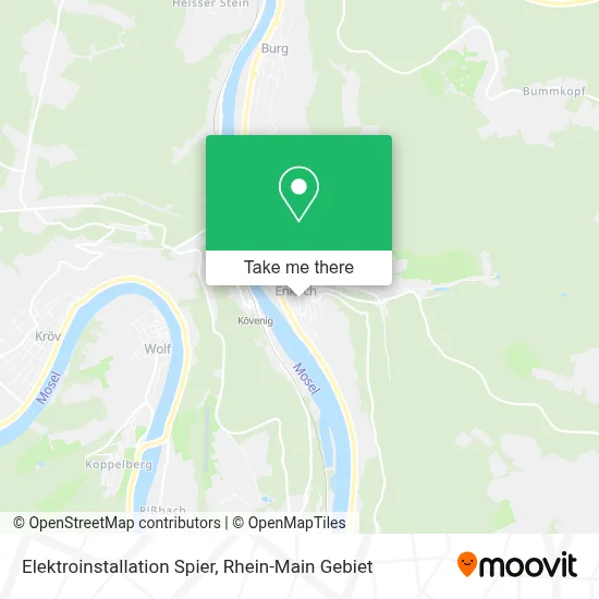 Elektroinstallation Spier map