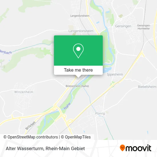 Alter Wasserturm map
