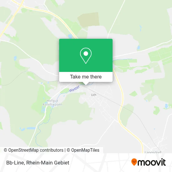 Bb-Line map