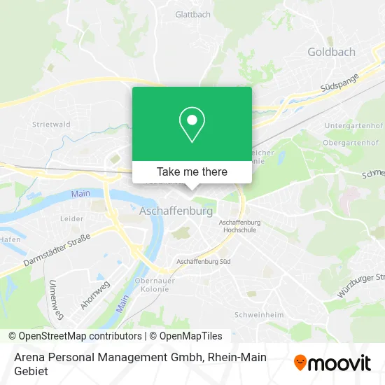 Arena Personal Management Gmbh map