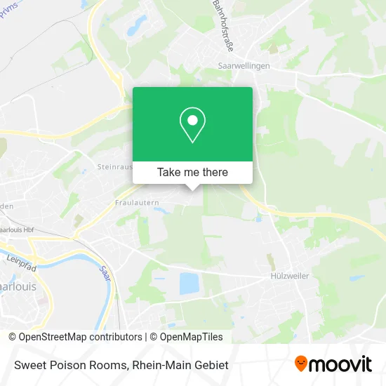 Sweet Poison Rooms map