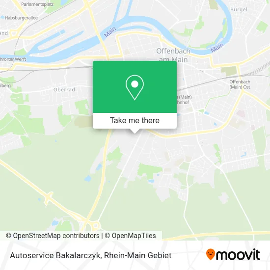 Autoservice Bakalarczyk map