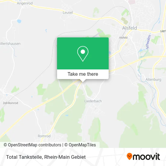 Total Tankstelle map