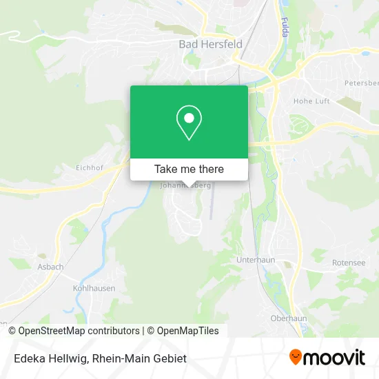Edeka Hellwig map