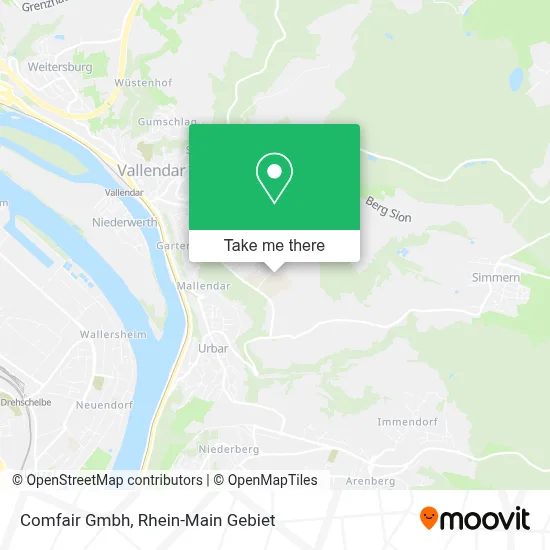 Comfair Gmbh map