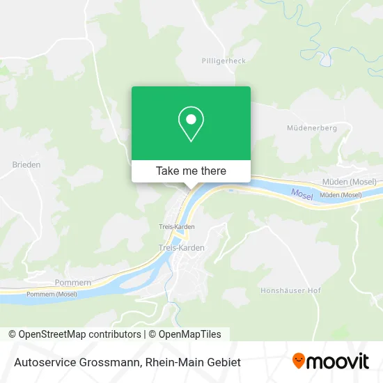 Autoservice Grossmann map