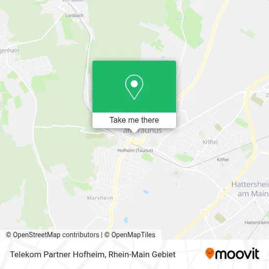 Telekom Partner Hofheim map