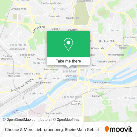 Cheese & More Liebfrauenberg map