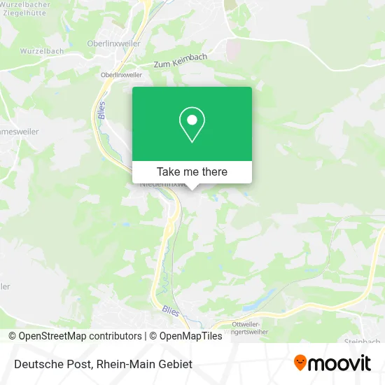 Deutsche Post map