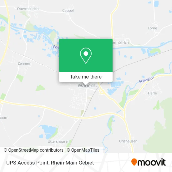 Ups Access Point map