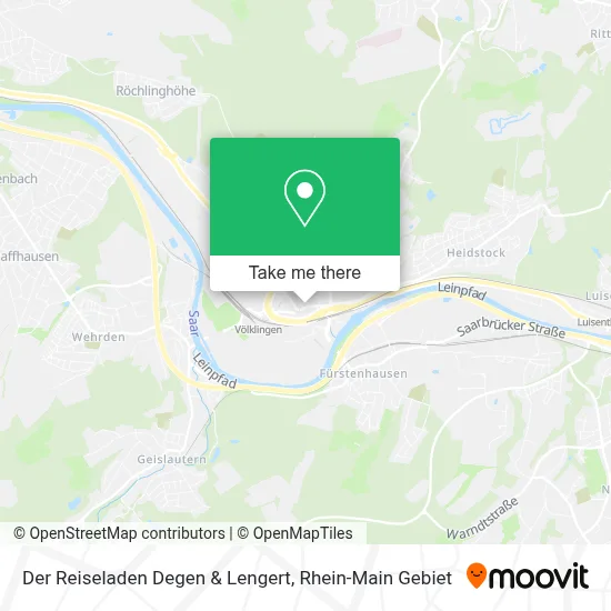 Der Reiseladen Degen & Lengert map