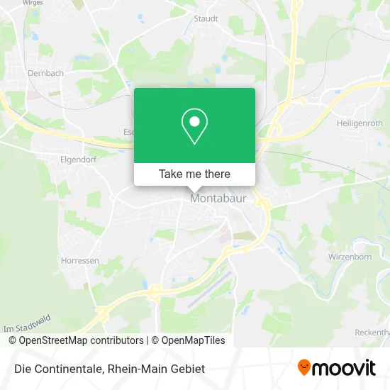 Die Continentale map