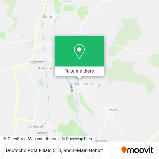 Deutsche Post Filiale 513 map