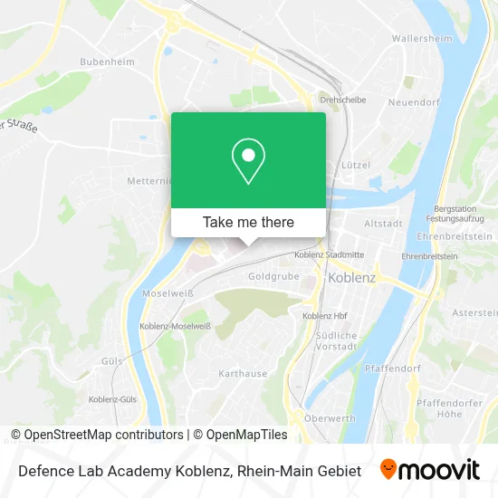 Defence Lab Academy Koblenz map