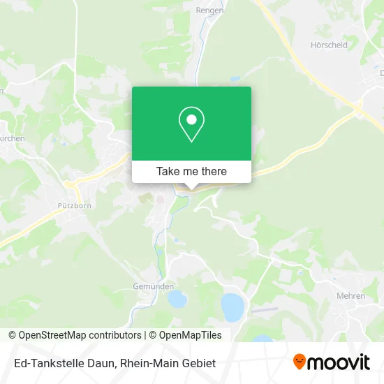 Ed-Tankstelle Daun map
