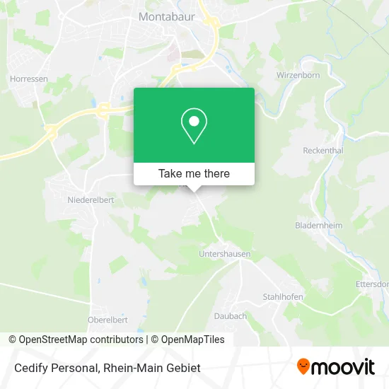 Cedify Personal map