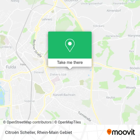 Citroën Scheller map