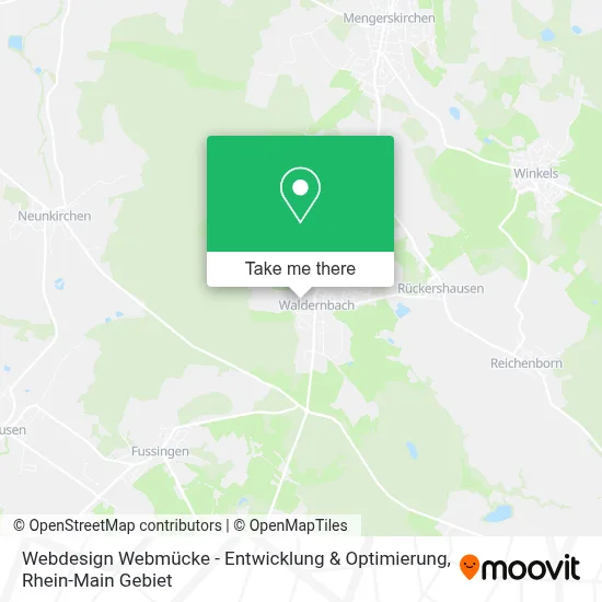 Webdesign Webmücke - Entwicklung & Optimierung map