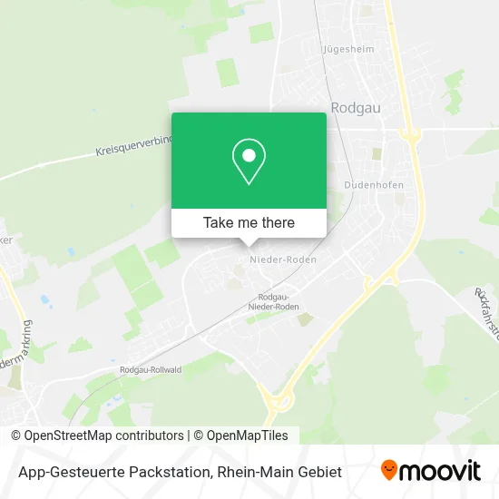 App-Gesteuerte Packstation map