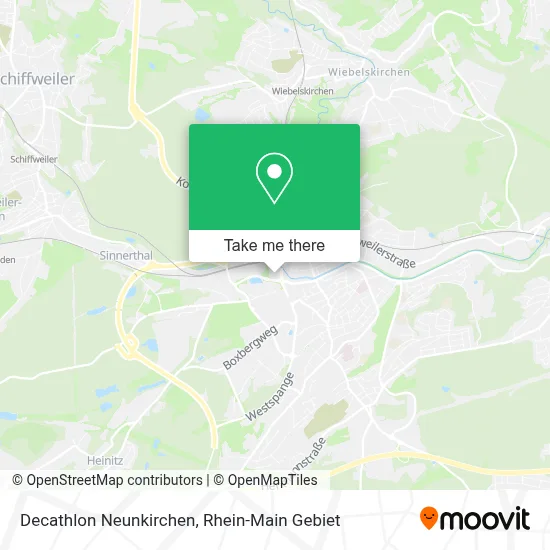 Decathlon Neunkirchen map