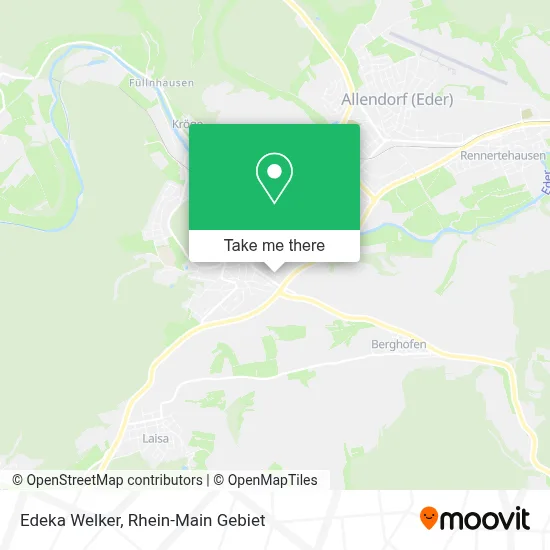 Edeka Welker map