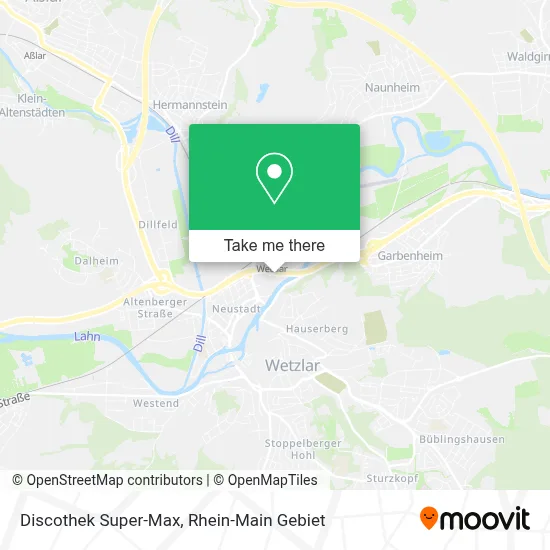 Discothek Super-Max map