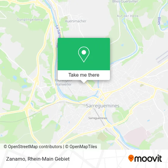 Zanamo map
