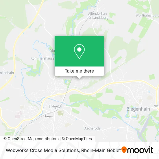 Webworks Cross Media Solutions map