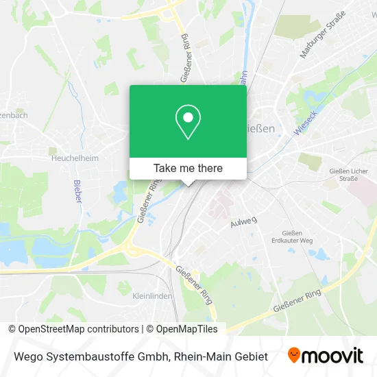 Wego Systembaustoffe Gmbh map