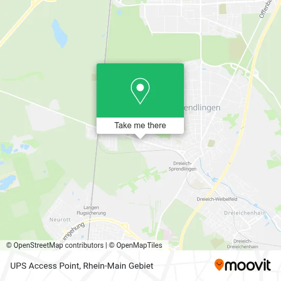 Ups Access Point map