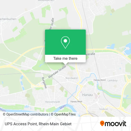 Ups Access Point map