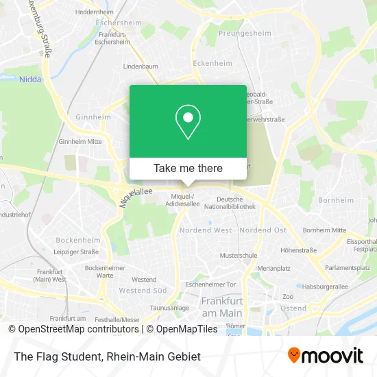 The Flag Student map