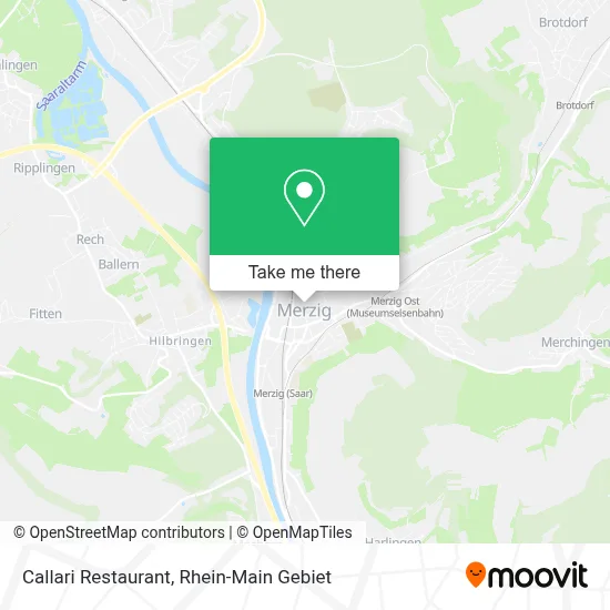Callari Restaurant map