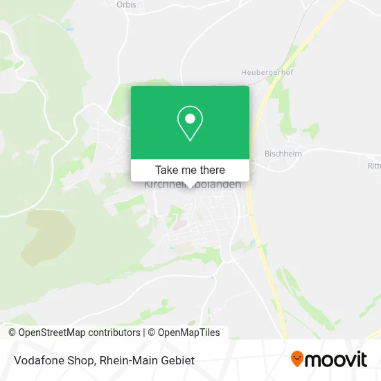Vodafone Shop map