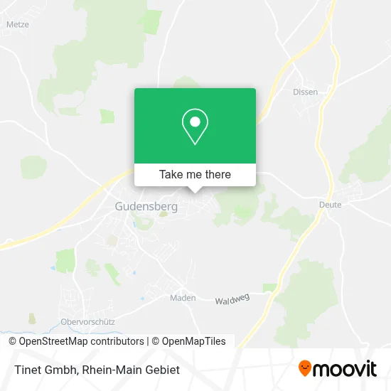 Tinet Gmbh map