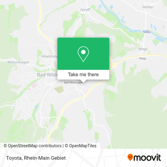 Toyota map