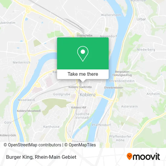 Burger King map