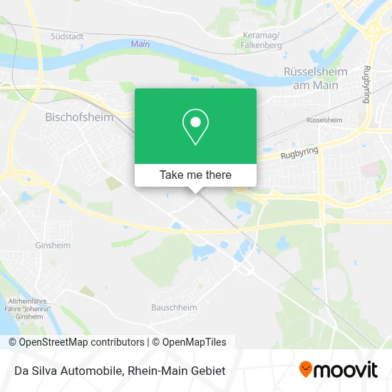 Da Silva Automobile map