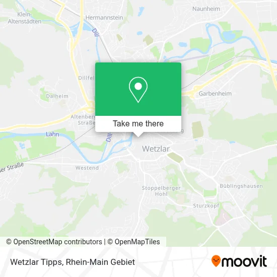 Wetzlar Tipps map