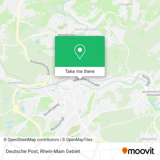 Deutsche Post map