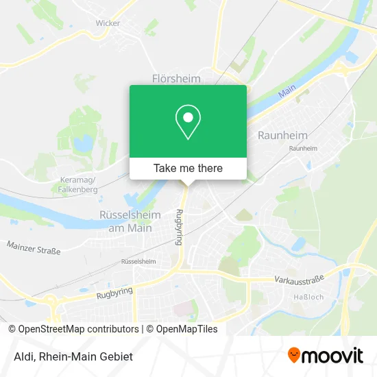 Aldi map