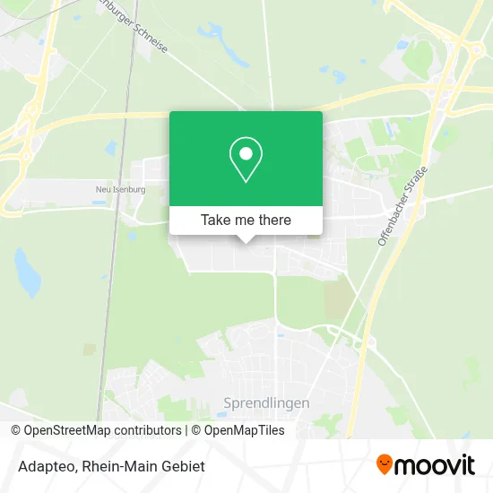Adapteo map