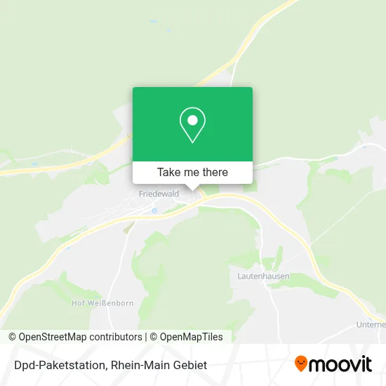 Dpd-Paketstation map