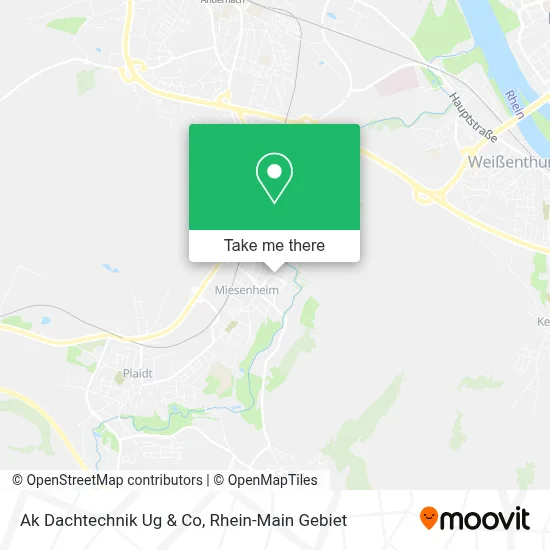 Ak Dachtechnik Ug & Co map