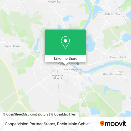 Coopervision Partner Stores map