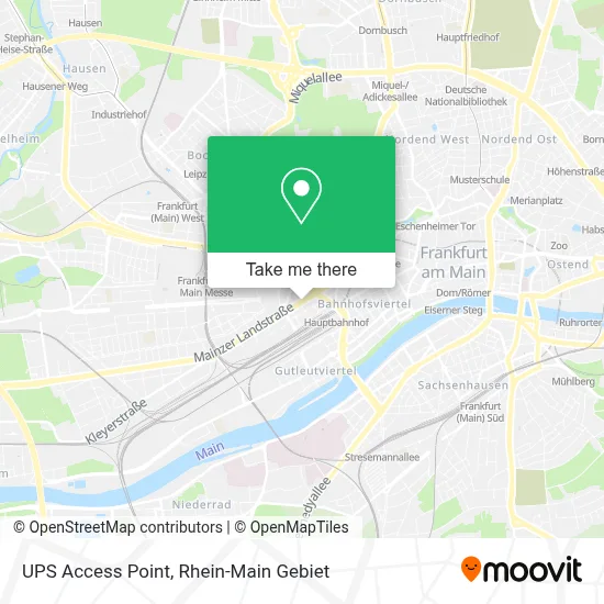 Ups Access Point map